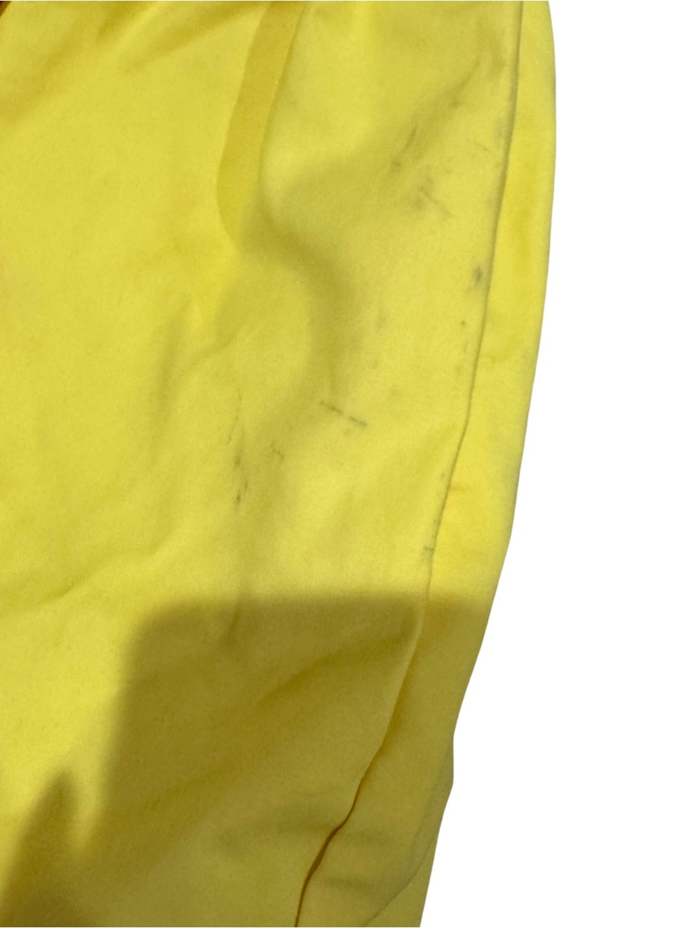 French Connection Yellow Fit & Flare Dress Size 8 V-Neck Cap Sleeve - Picture 8 of 11